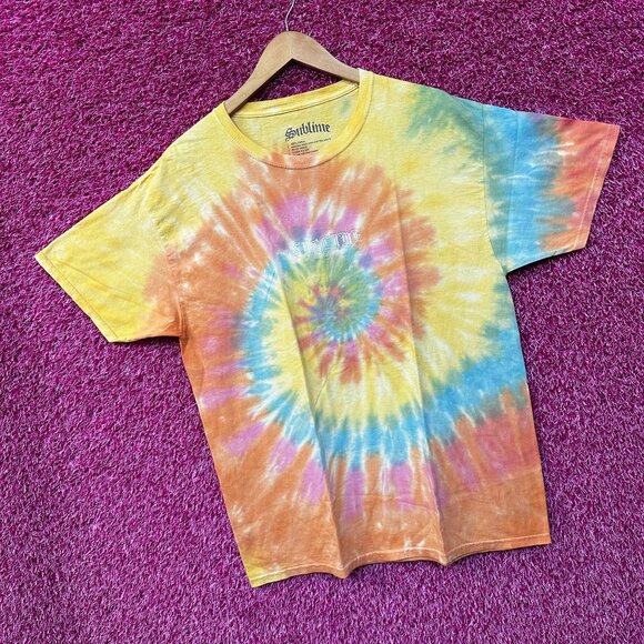 Sublime Embroidered Tie Dye SKa Tshirt Size Medium - Picture 3 of 4